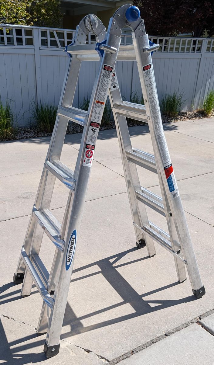 Werner Aluminum Multi-Position 21' Ladder