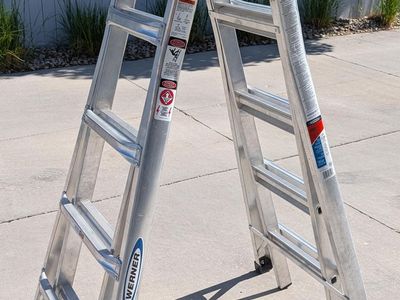 Werner Aluminum Multi-Position 21' Ladder