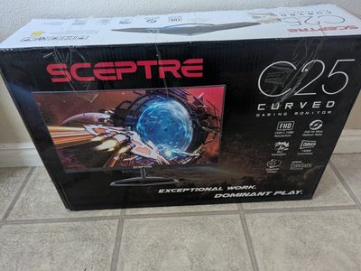 Sceptre C25 Curved Gaming Monitor 240Hz 1500R Curvature Full HD 1920x1080