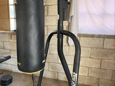 Everlast punching bag with stand