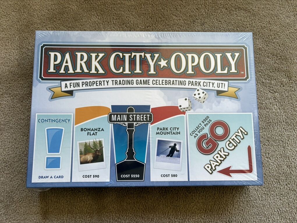 NEW Park City-opoly Board Game