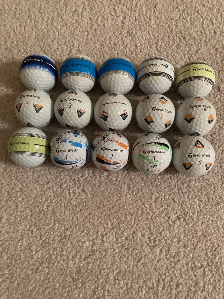 15 TaylorMade Golf Balls VG $10