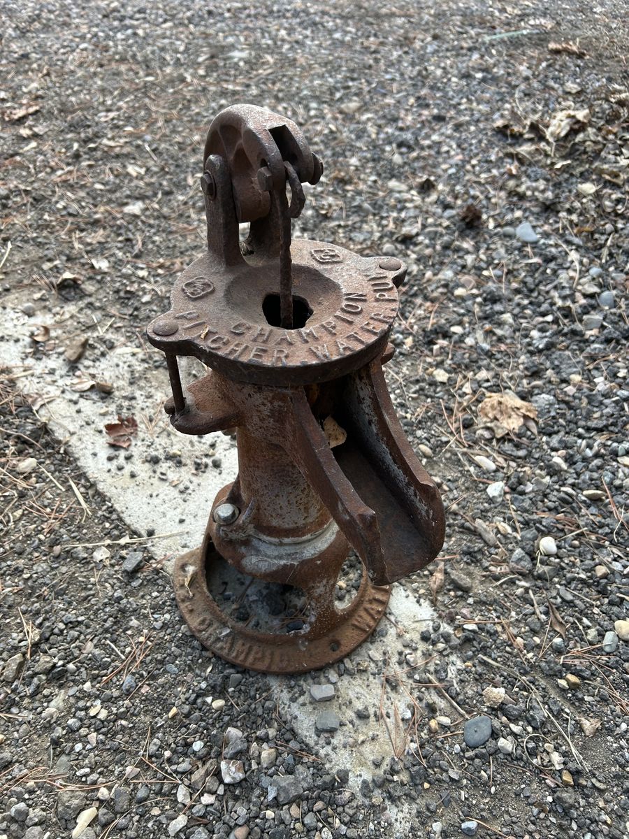 Antique hand pump