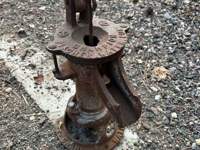 Antique hand pump