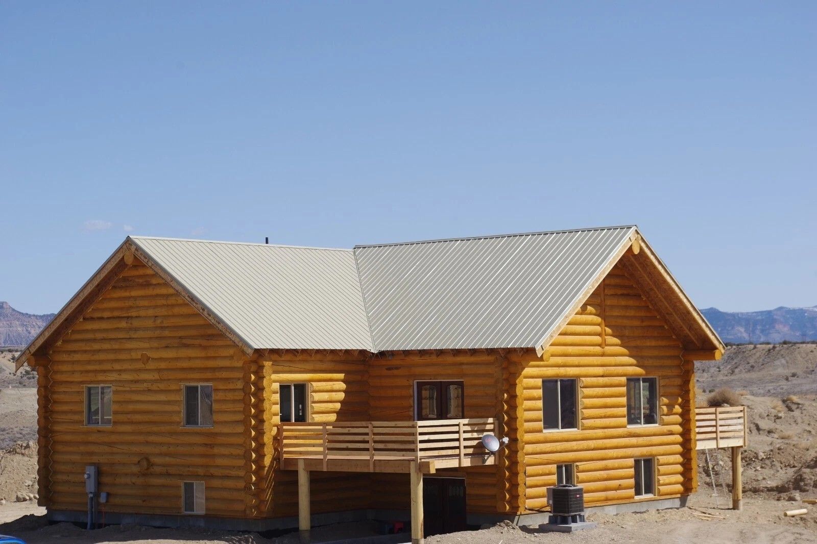 LARGE -5,000 sq.ft LOG CABIN HOME shell kit 12in logs