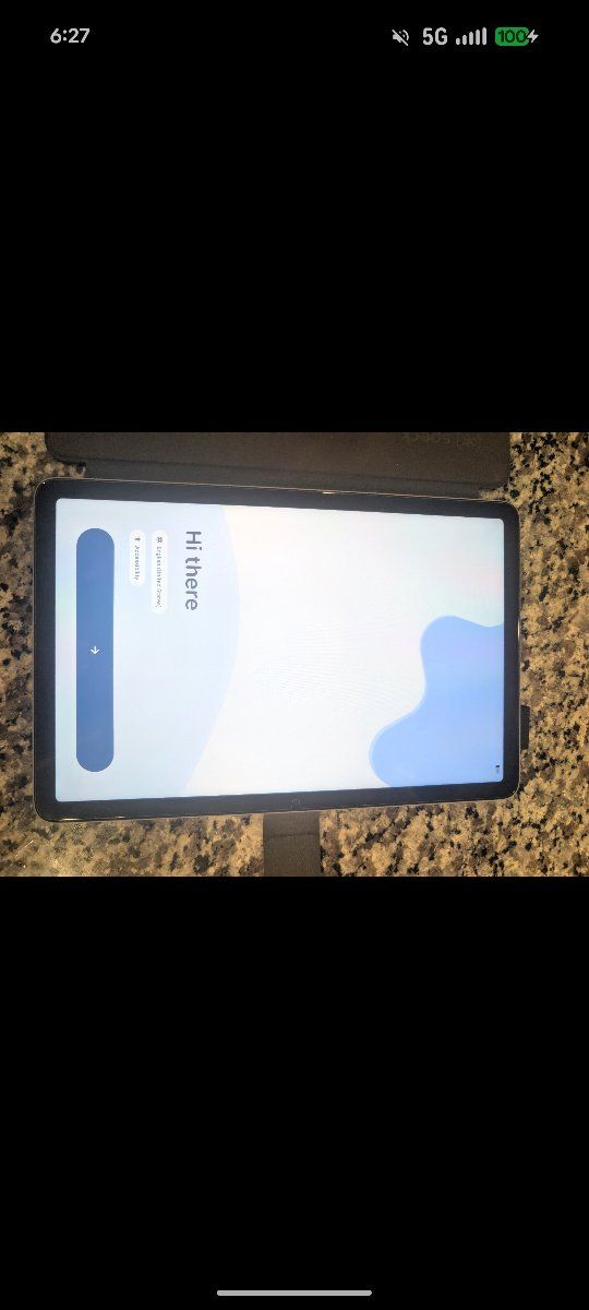 Google Pixel Tablet (2024 Model) - Light Gray, with Charging Cable and Power Adapter