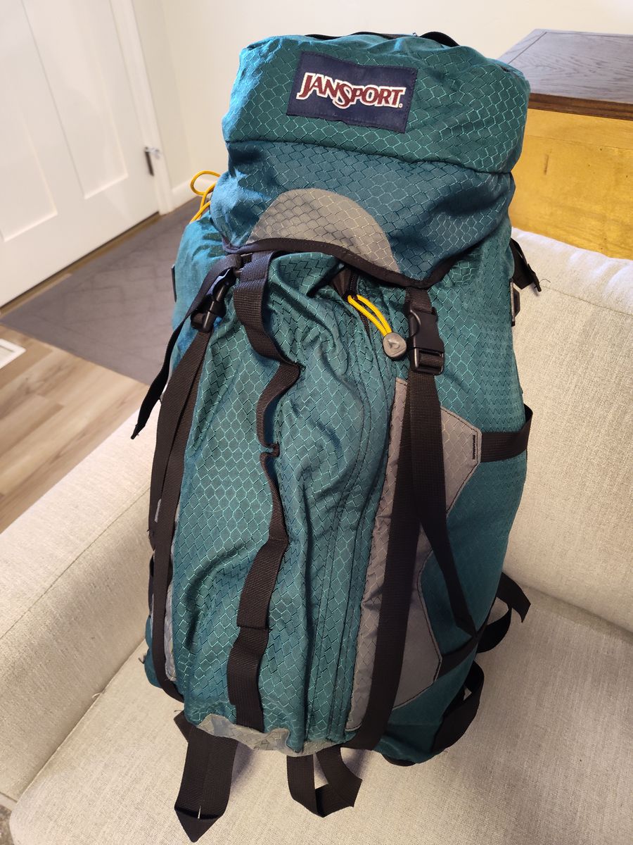 Jansport Backpacking Pack (green)