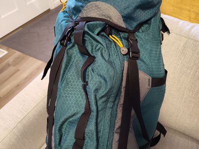 Jansport Backpacking Pack (green)