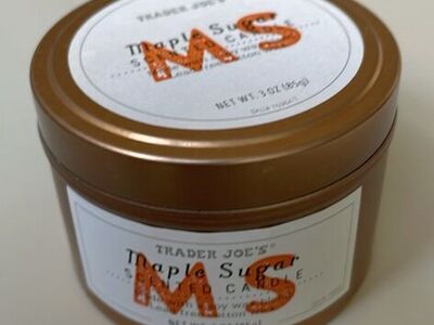 Trader Joe’s maple sugar 3 oz candle