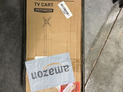 Perlegear PGTVMC09 Rolling TV Cart Mount VESA Compatible Boxed