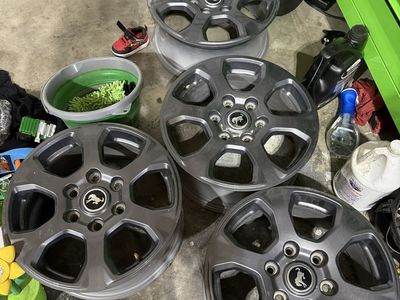 Set of 5 Bronco Take offs Wheels 17x7.5