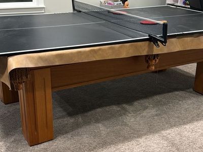 Pool table with Ping Pong Top