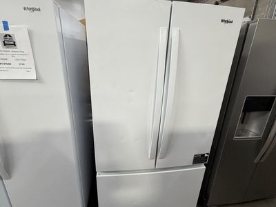 NEW WHIRLPOOL 31 C FT WHITE FRENCH DOOR FRIDGE