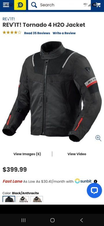 REV'IT! Tornado 4 H2O Jacket