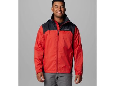 NEW Glennaker Lake II Packable Rain Jacket Red & Black XL