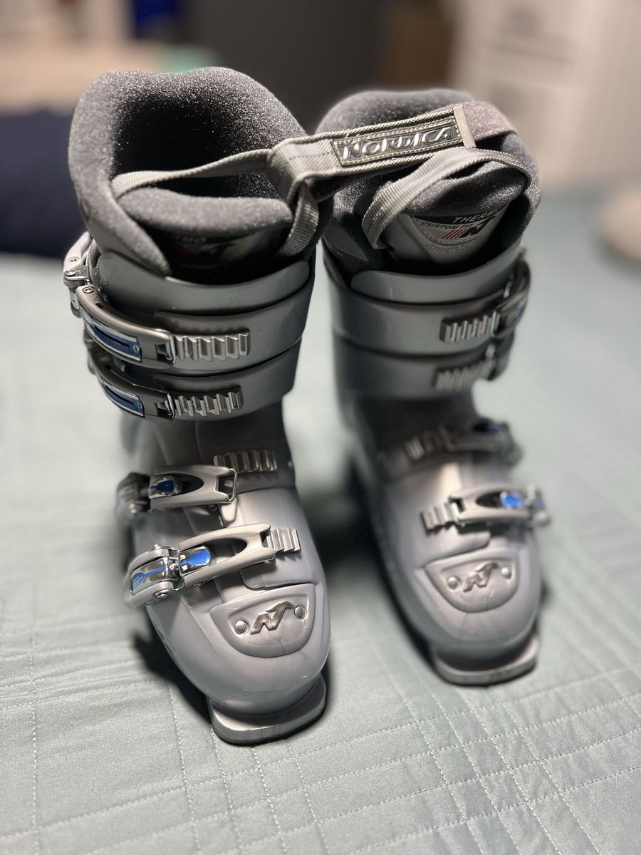 Nordica SX Ski Boots Silver Gray Mondo 25.0 / 25.5 (295mm Sole)