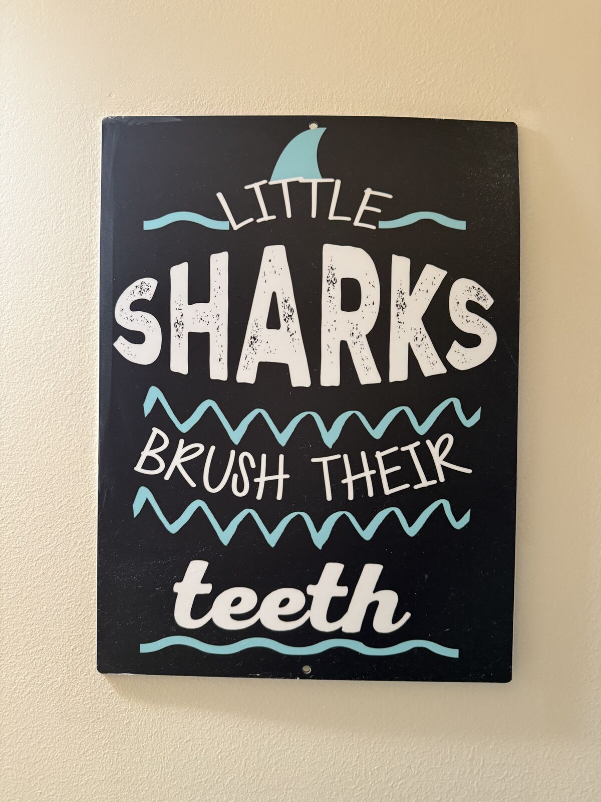 Bathroom shark decor