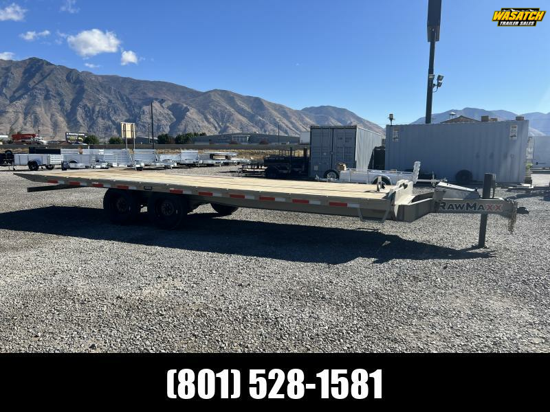 RawMaxx 8.5x26 DTX 20k Deckover Tilt Equipment Trailer
