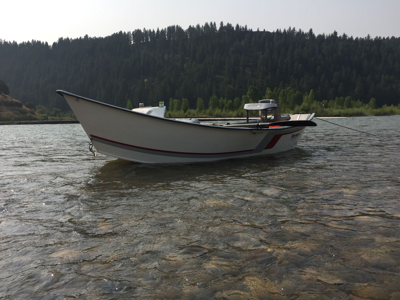 Hyde Drift Boat - River Fishing Boat with Oars and Trailer