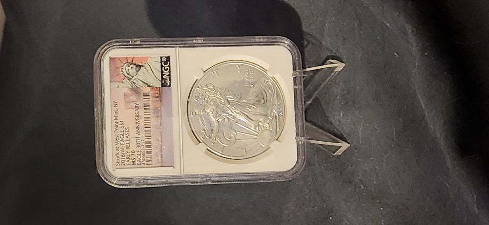 2016(W) SILVER EAGLE EARLY RELEASES MS70 30th ANNIVERSARY
