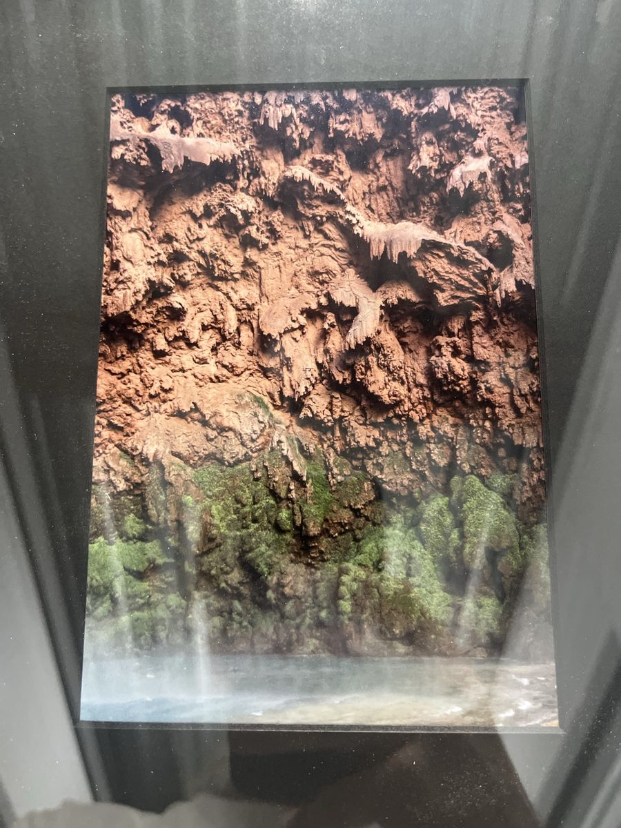 Mooney Falls Wall -Grand Canyon Waterfall Framed Photograph Nature Landscape Art Print