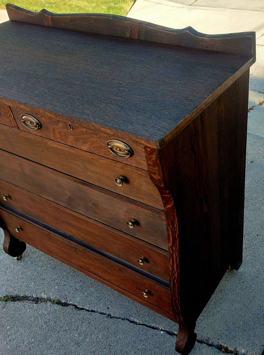 Antique Oak Empire Dresser Buffet