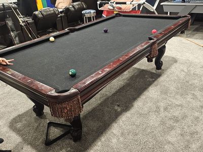 Brunswick 8' Slate Pool Table – Premium Brazilian Slate – $1,500 OBO