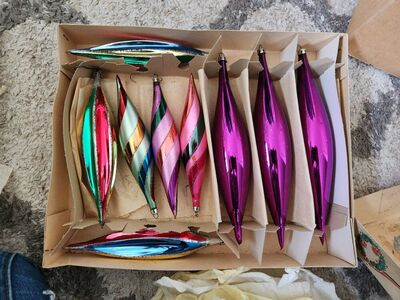 Vintage Christmas ornament lot