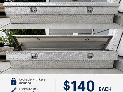 72” Aluminum Diamond Plate Truck Tool Box