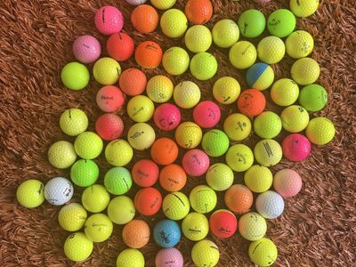 Assorted Used Golf Balls - Callaway, Srixon, Volvik & More - Colorful Mix
