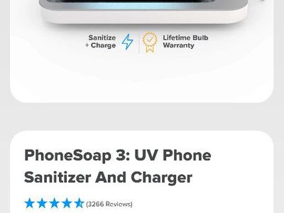 NEW PhoneSoap 3 UV Smartphone Sanitizer Charger!