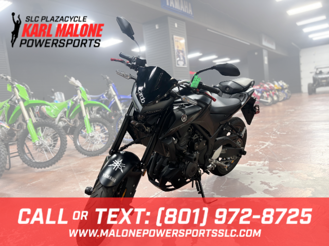 2025 Yamaha MT-03 Matte Stealth Black - UY01174