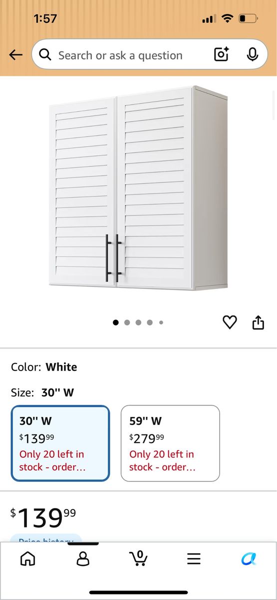 Laundry room cabinet