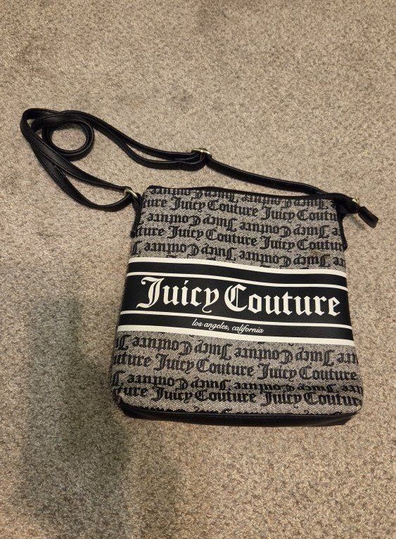 Juicy Couture Black and White Crossbody Handbag
