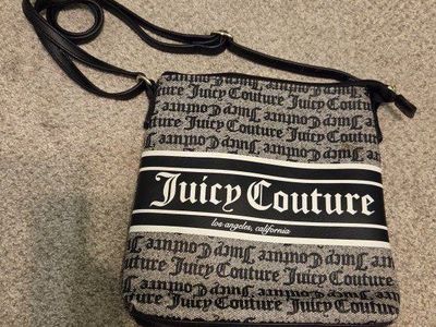 Juicy Couture Black and White Crossbody Handbag