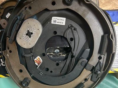 electric trailer brakes part # BK-12E-02 (RH), BK-12E-02-(LH)