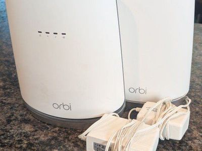 NETGEAR Orbi CBR750 Wi-Fi 6 Cable Modem/Router + Satellite (Factory Reset)