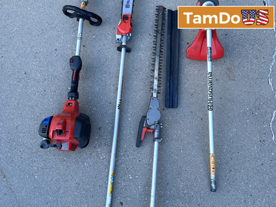 Husqvarna 330LK Gas Trimmer Combo Kit PA310 Pole Saw HA322 Hedge Trimmer Multi