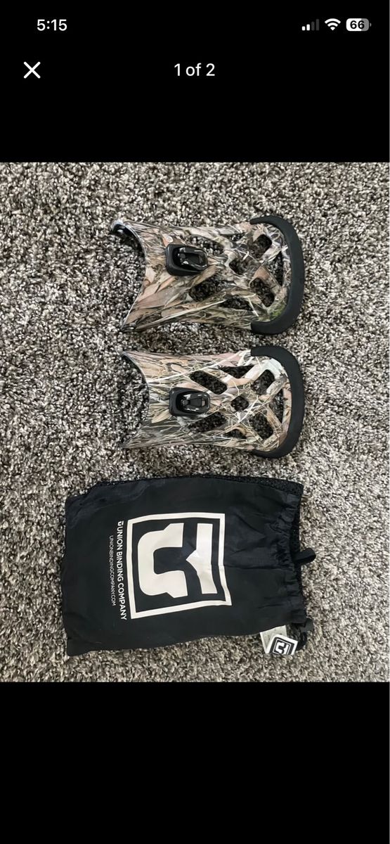 Union Binding Company Snowboard Binding Highbacks - Camo