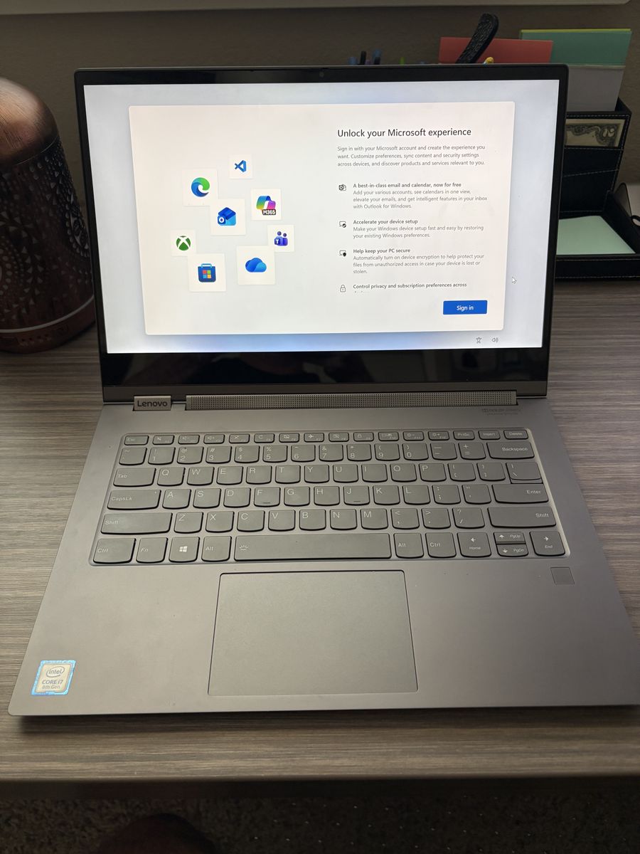 Lenovo Yoga C930 13.9" HD Touchscreen Laptop