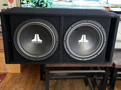 12’ JL Audio Subs In ported Box