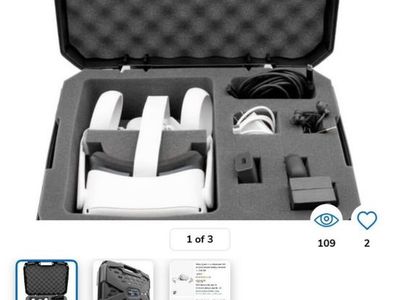 Oculus Meta Quest 2 256gb W/ Case Martix Case