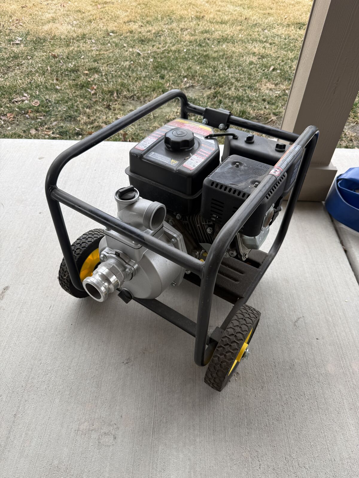 Champion Gas Water Pump (196cc) + Complete Hose Kit