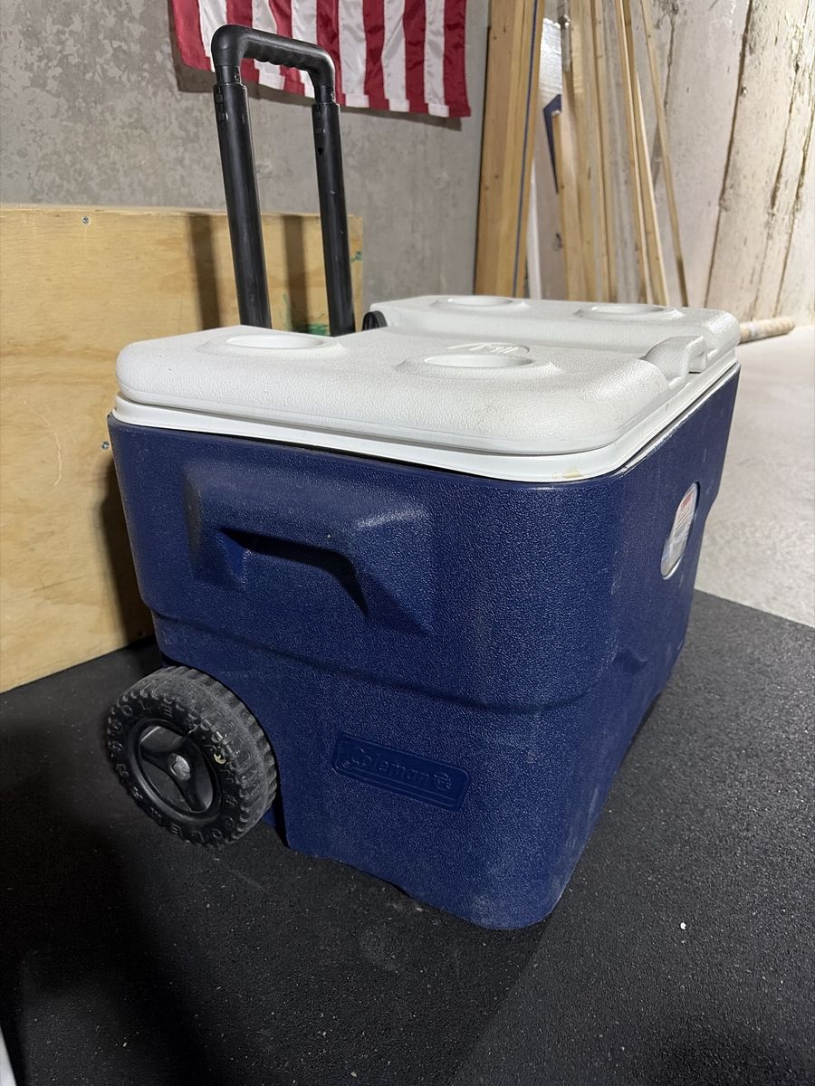 Rolling Coleman Cooler