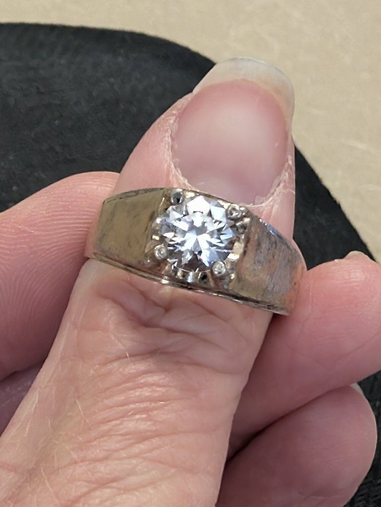 vintage sterling silver ring slight wear