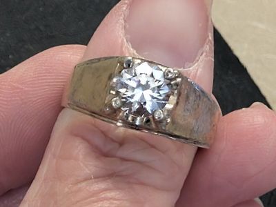 vintage sterling silver ring slight wear