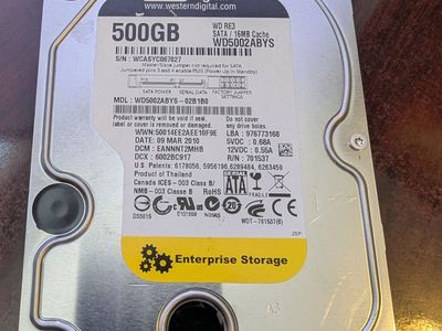 Western Digital WD5002ABYS-02B1B0 500GB Internal Hard Drive NEW