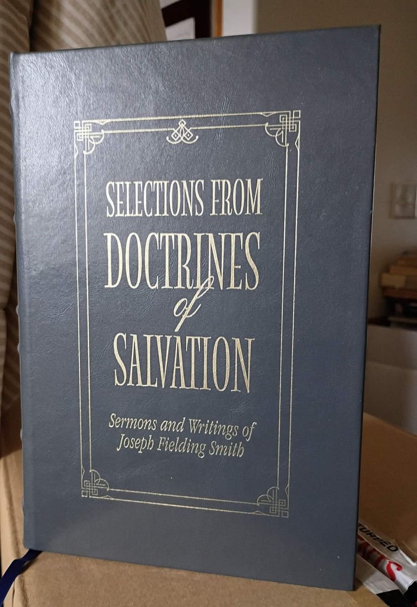 Selections From Doctrines of Salvation, by Joseph Fielding Smith (Leather bound)
