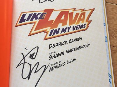Signed copy of Like Lava In My Veins