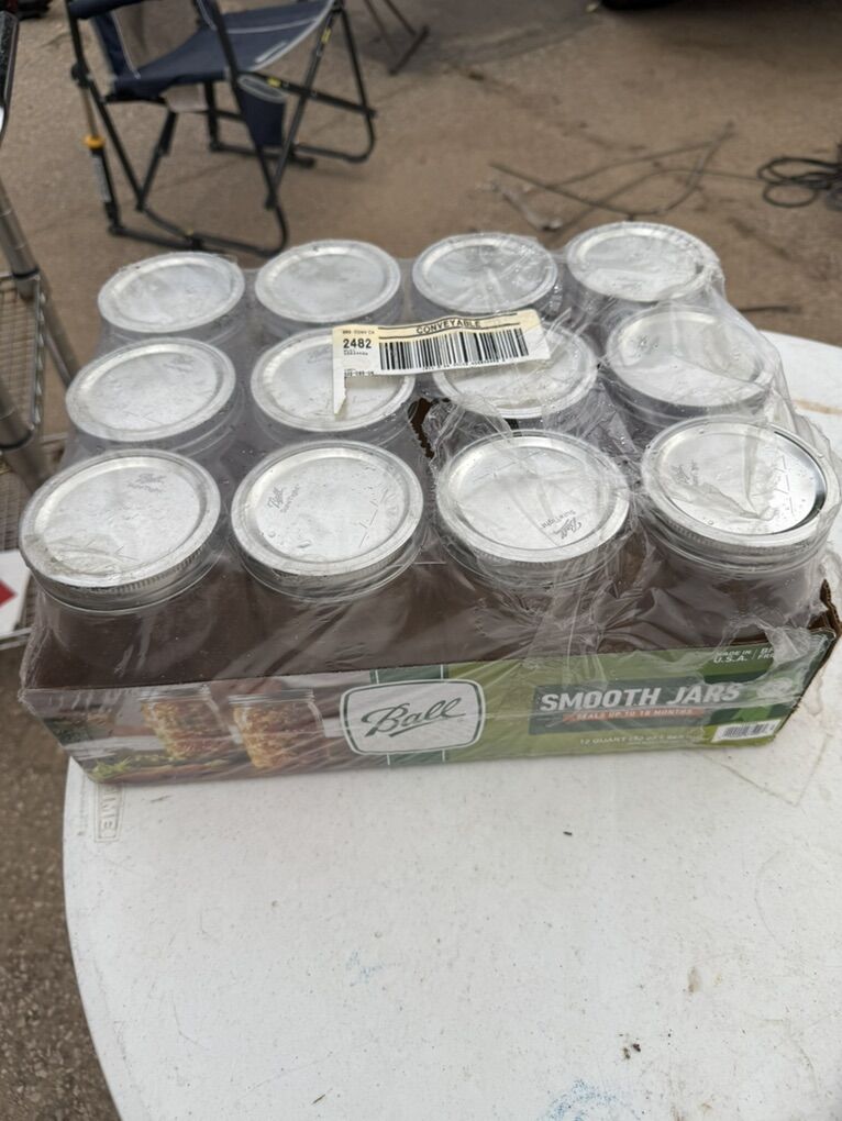 New   Wide Mouth Fruit Jars